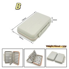 Fly Fishing Box Flies Case Waterproof Flies Bionic Lure Box Fishing Gear