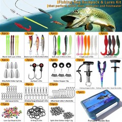 Fishing Backpack with Tackle Boxes Rod Holder Cooler 30L Large