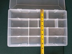Plano StowAway Utility Tackle Boxes 14×8.5″ – Clear – 3-Pack