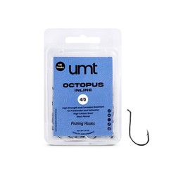 100 Pack 4/0 Octopus Inline Fishing Hooks for Saltwater and Freshwater