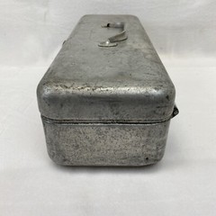 Aluminum Tier Tackle Box 5″x7″x18″ In Fair Condition. See description A