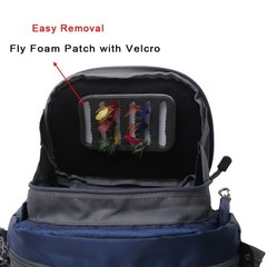 Raprance Fly Fishing Waist Pack with Adjustable Waist Strap, Multi Pocket Fal…
