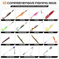 449PCS Fishing Gear – Versatile Tackle Box for Every Fishing Adventure