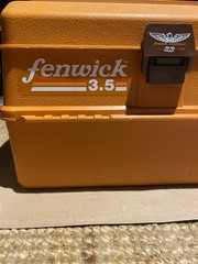 Vintage Fenwick 3.5 Box With Vintage Lures/tackle. Father’s Birthday Coming Up!
