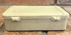 RARE Vtg OLD PAL Plastic Tackle Fishing Lure Storage/Organizer – Beige – 4.5″