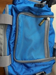 Cabela’s Gear Bag Blue Canvas Duffle Tote Travel/ Fishing Outdoor Pack