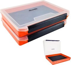 Aventik Fish Tackle Box Slit Foam Case Jig Box Head Hook Spinner Spoon Storage