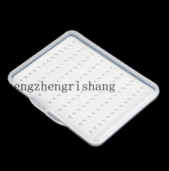 Slim Clear Foam Plastic Fly Fishing Box Holders Case Flies Holder Storage Lures