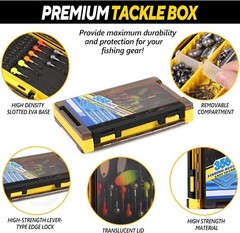 Juego De Caja De Aparejos De Pesca De Carpa De 356 Piezas, Kit De Accesorios De.
