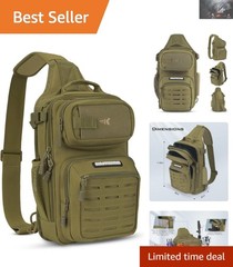 BlowBak Tactical Fishing Sling Bag – Lightweight 10L Water-Resistant Backpack