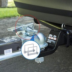 2 Pack 3/8×2-3/4in Trailer Coupler Pin, Heavy Duty Hitch Pin Towing Hitch Acc…