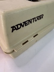 Vintage Flambeau Adventurer Tackle Box Set 1566 6-Tray Hip Roof & PA-102 Orange