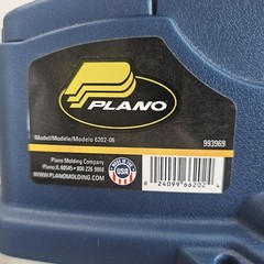 Plano Two Tray Fishing Tackle Box Model 6202-06 Blue