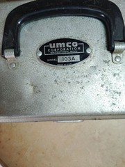 UMCO Corporation #103a 1950 S Aluminum Tackle Box Fishing Lure , Watertown Minn.