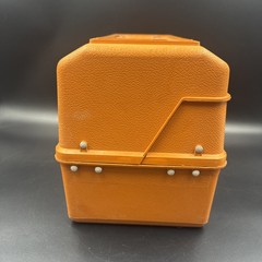 Vintage Fenwick 3.5 Wide Body Orange Fishing Tackle Box Storage Box Fishing