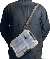 Paracord wade/fly fishing tackle boxes