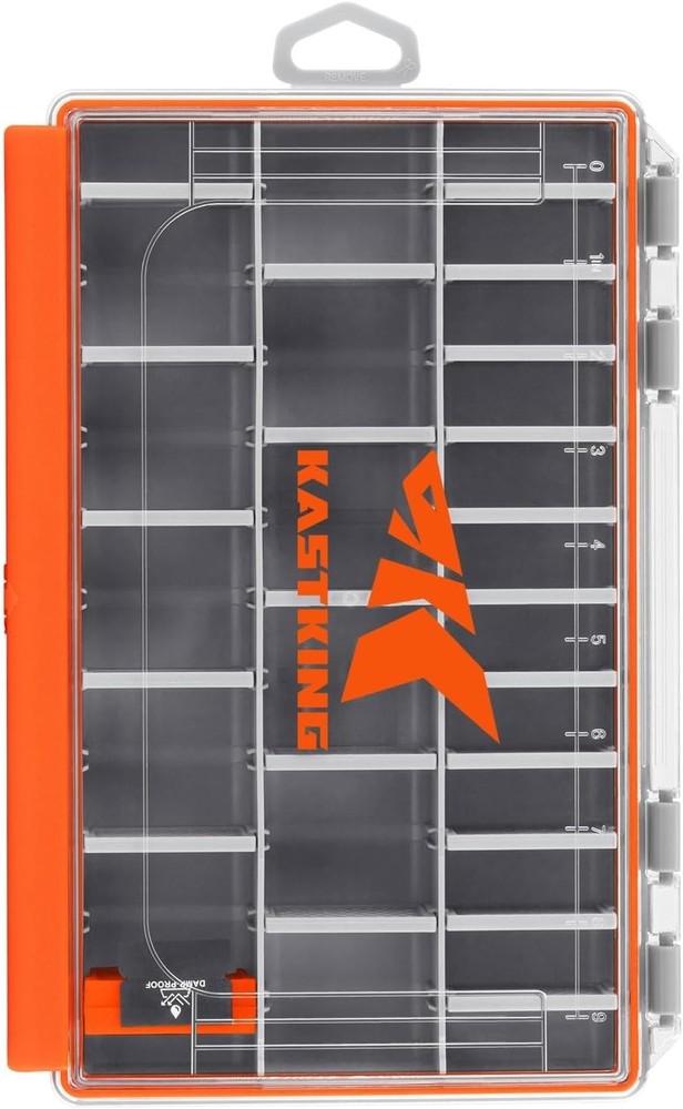 Durable HyperSeal Fishing Tackle Box Organizer – One-Hand Open Design, 3600 Size