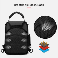 Fishing Sling Bag Fishing Tackle Storage Bag Tool Bag For Fishing Hiking Hu KNXI