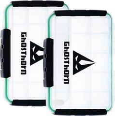 Heavy-Duty Waterproof Tackle Box with Adjustable Dividers – 3600 Size (2 Pack)