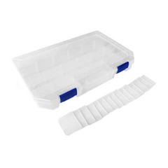 TACKLE BOX Fishing Lure Tray with Adjustable Dividers 4 Pack 3700 ZXDIN3