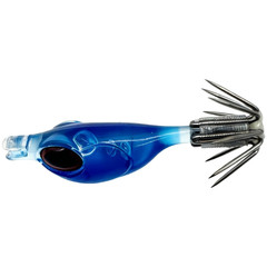 UV Glow 4cm Squid Lure Natural Movement Wood Shrimp Bait for Saltwater Fishing