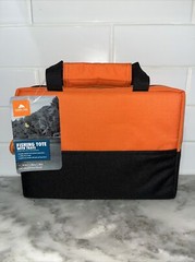 Ozark Trail Tackle Bag with Organizer Totes, Orange/Black, 11″ x 3″ x 7