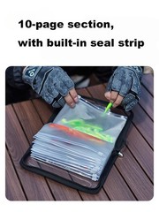 Luya Transparent Fake Bait Bag Pvc Inner Bag Partitioned Waterproof Storage Bag