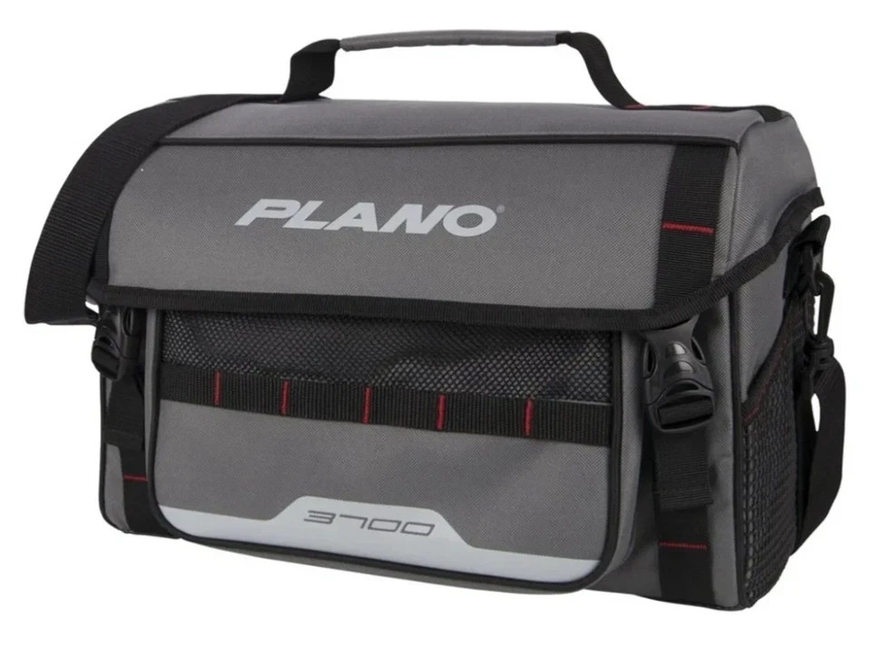 Plano Weekend Series 3700 Softsider Tackle Box Tackle Bag Black Gray Premium
