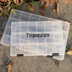 Tripquips 3600 Tackle Trays, Plastic Storage Organizer Box with Removable Div…