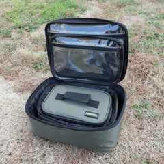 PVC Oxford Fishing Gear Bag – Multi-Compartment Storage for Reels, Lures & Tackl