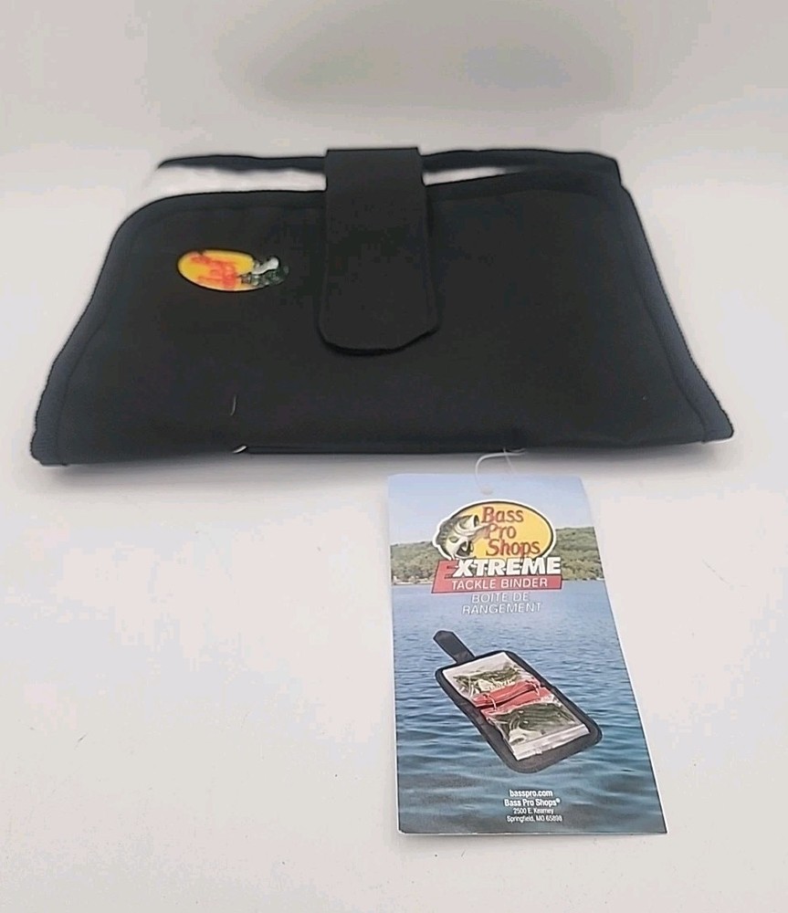 Bass Pro Shops Tackle Binder Waterproof with Tally Wacker Lazy Ike Lures Fishing