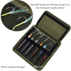 Fishing Jig Bag Large Lures Bags Saltwater & Freshwater,Slow Pitch Jigs Stora…
