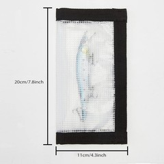 Fishing Lure Covers Tangle-Free Rod Wraps Secure Hook Protectors 4PK Clear