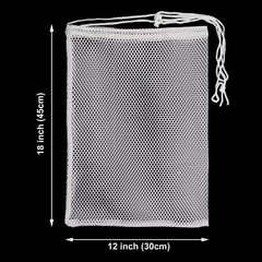 4 Pieces Premium Nylon Mesh Chum Bag for Enhanced Fishing Attraction 12 x18 i…