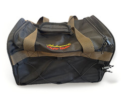 Ugly Stik Shakespeare Duffle Bag With Strap approx. 15 x 11 x 9 Black Brown