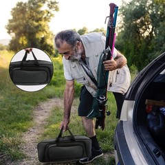 Hikary Fishing Rod Bag, 43cm/17 Inch, Portable Nylon Tackle Storage Case