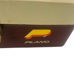 Plano 3200 Tackle Box Brown/Tan Double Trays W/ Extras Vintage Fast Shipping