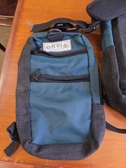 Vintage Orvis Green Fly Fishing Backpack