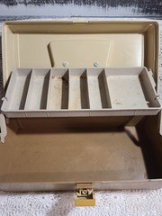 VINTAGE PLANO MODEL 5000 LIFT TRAY PLASTIC FISHING TACKLE BOX STORAGE