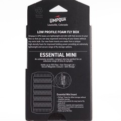 Umpqua Essential Foam Mini Fly Box – Gray – Free Shipping