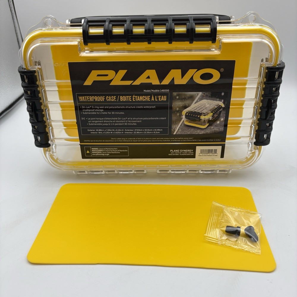Plano 146000 Guide Polycarbonate Field Waterproof Box 10×6.5×4 NEW