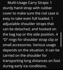 Ice Fishing Bag