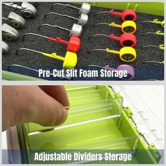 Sturdy Dual Sided Small Tackle Box Organizer