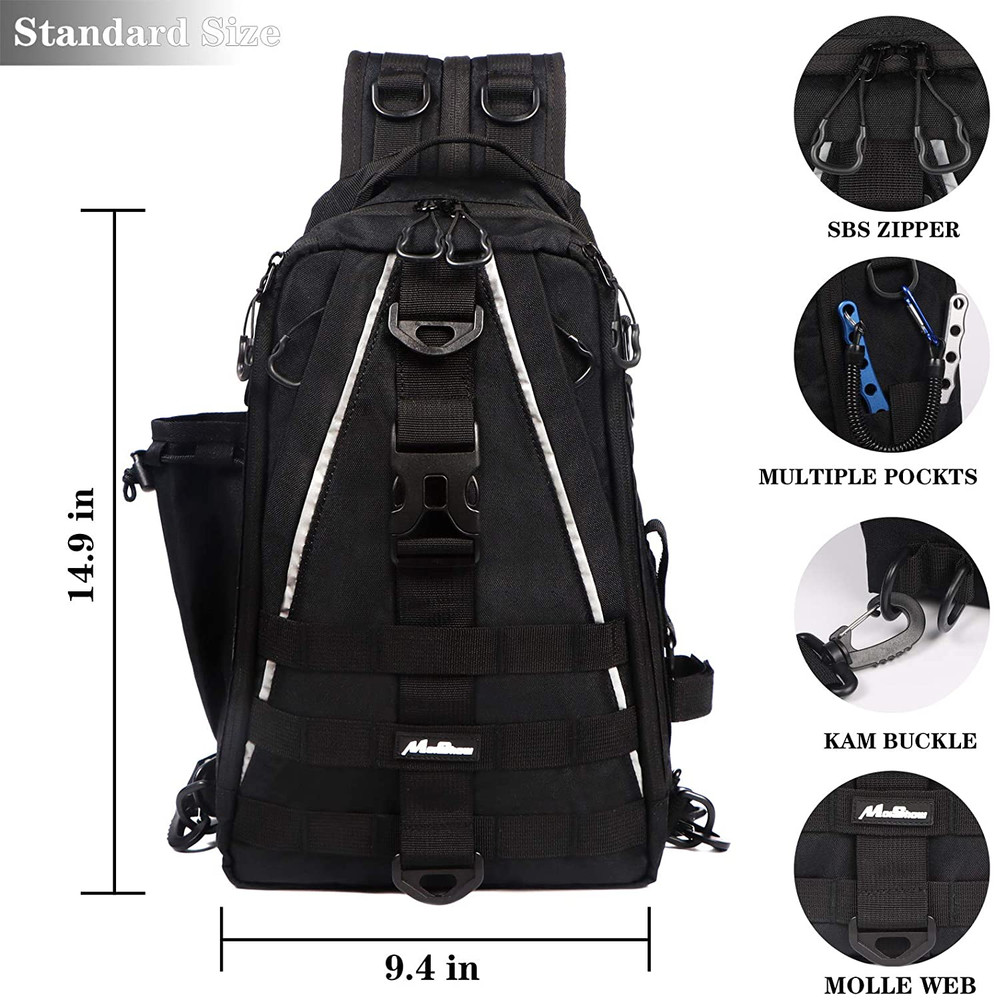DURABLE Fishing Backpack Tackle Storage Box Shoulder Bag Carry Bolsa De Pesca
