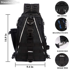 DURABLE Fishing Backpack Tackle Storage Box Shoulder Bag Carry Bolsa De Pesca