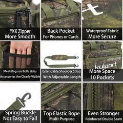 Fishing Tackle Bag Water Resistant 600D Ripstop Shoulder Strap for 3700 3600