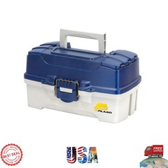 Versatile 2-Tray Tackle Box with Secure Brass Latch – Perfect for Every Angler