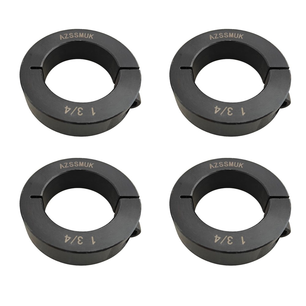 Single Split Clamp-On Shaft Collars of Metal Material 1-3/4 inch Bore Set Screw