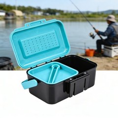 Waterproofed Lures Storage Box with Ergonomic Handle Light weight Baits Holder