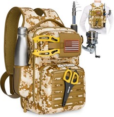 Beyond Fishing Tackle Backpack- The Voyager Tactical Fishing Storage Bag